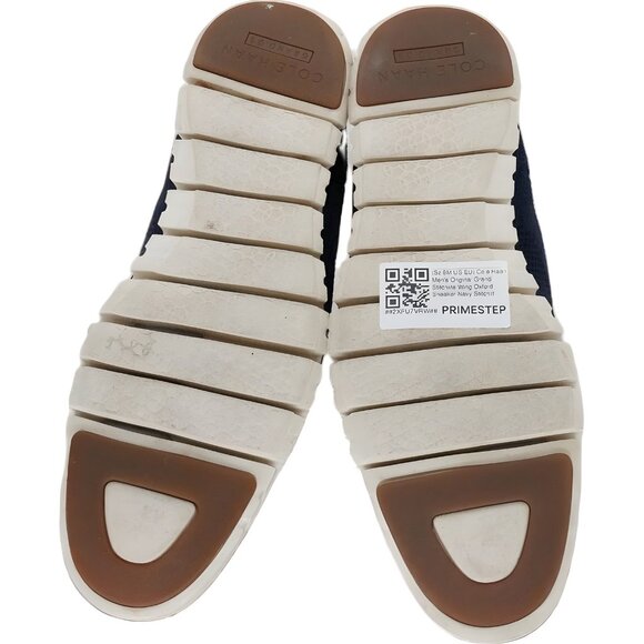 Cole Haan Original Grand Stitchlite Wing Oxford Sneaker Navy Ivory 9M - Picture 6 of 6